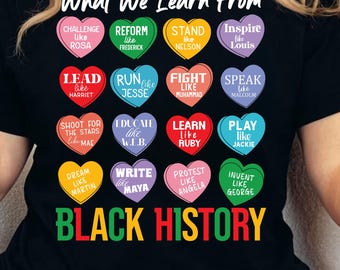 Black History Png, What We Learn From Black History Month Png, Afro American Png, Black History Matter Png, Black History Teacher Shirt Png