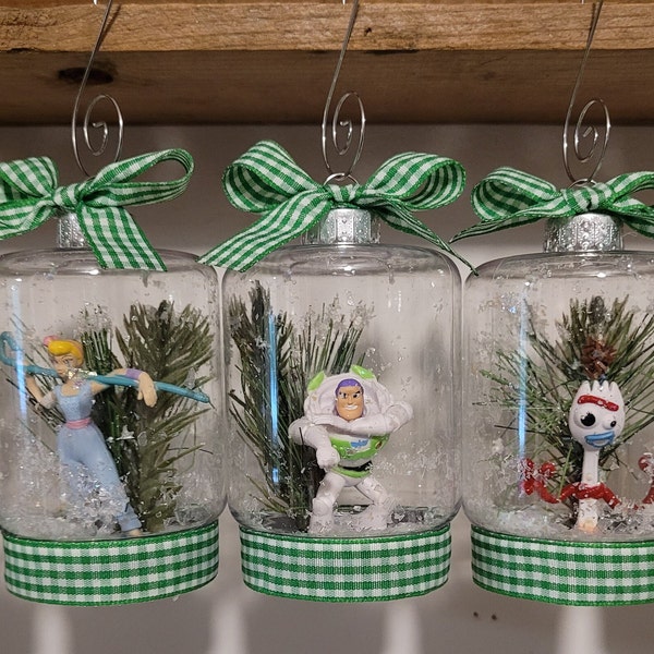 Buzz and woody christmas ornaments