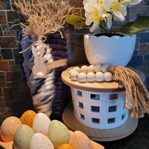 Adorable Black Ivory Gray Carrot Tier Tray Basket Decorating Bunny Bunnies Rabbit Food Easter Home Decoration Spring