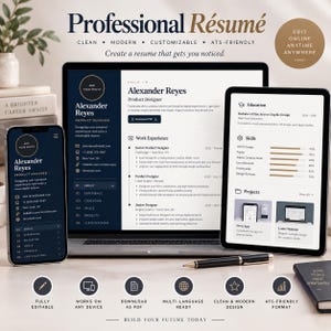 Plantilla interactiva para sitio web de currículum, portafolio profesional en HTML, sitio web de CV personal, currículum digital para solicitantes de empleo, descarga digital