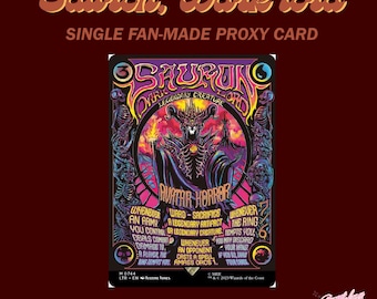 Sauron, Dark Lord Fan-Made Magic the Gathering PROXY