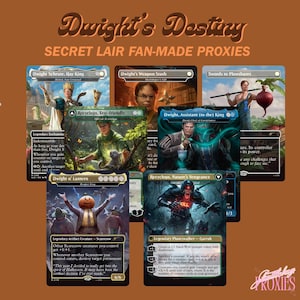 La oficina de Dwight Destino Guarida secreta Magic: The Gathering PROXIES