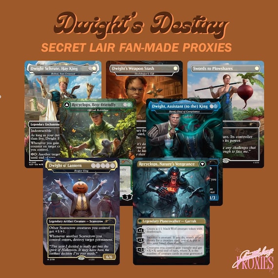The Office Dwights Destiny Secret Lair Magic the Gathering PROXIES