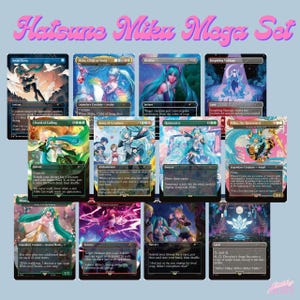 Hatsune Miku Secret Lair Drop Mega and Mini Sets PROXIES
