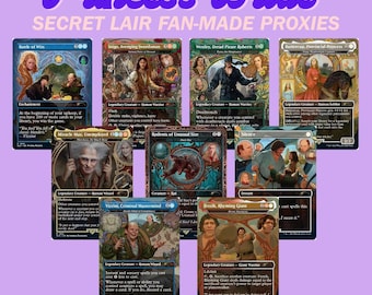 Princess Bride Movie Secret Lair Drop Magic the Gathering Full Set PROXIES