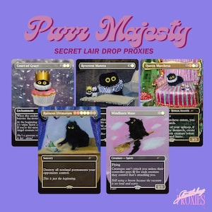 Proxies del set completo de Purr Majesty de Magic The Gathering