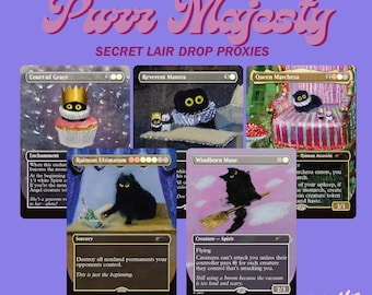 Proxies del set completo de Purr Majesty de Magic The Gathering
