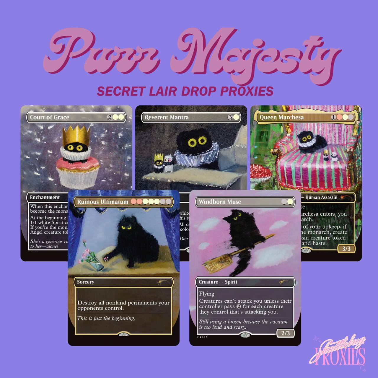Purr Majesty Magic the Gathering Full Set PROXIES - Etsy