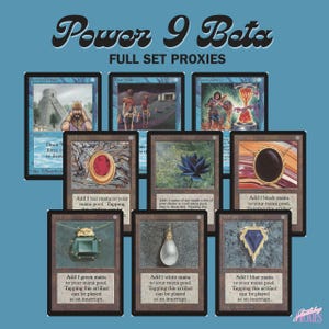 Magic the Gathering Power 9 - Etsy