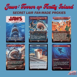 Tubarão Terror da Ilha da Amizade Magic the Gathering PROXIES