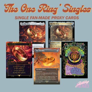 The One Ring Fan-Made Proxy Singles Magic the Gathering Lord of the Rings
