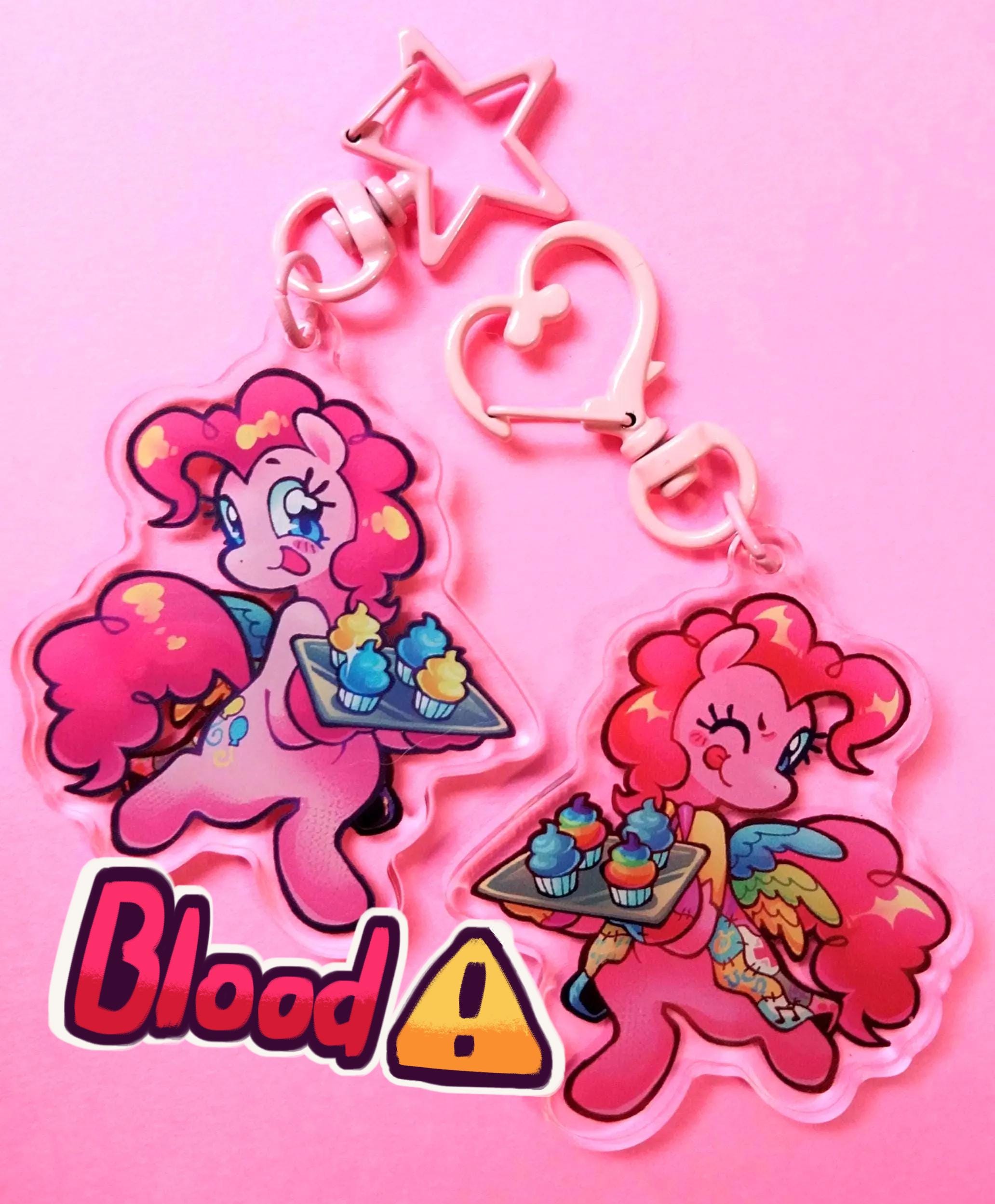 MLP Cupcakes Double Sided Keychain