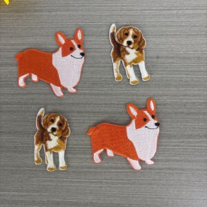 Stickers chien husky, stickers chien à repasser, stickers chien broderie