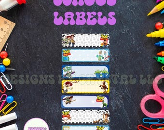 Personalized Back to School Name Labels | School Stickers | Custom Name Stickers for Kids | Daycare Labels | School Supply Labels
