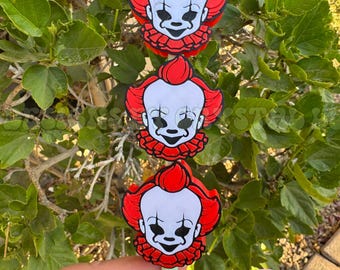 Red Clown- Straw Charm - Custom Straw Accessory - Drink Topper