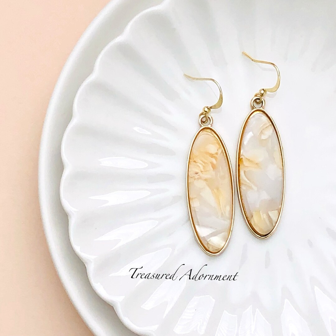 Boucles D'Oreilles Pendantes Or & Argent - Légères - Fabriqué En France - Le Bijou Français