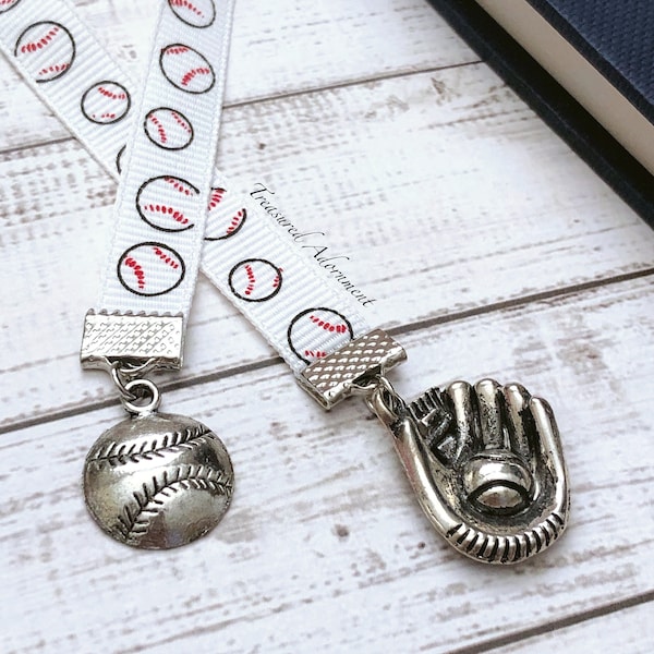 Baseball Bookmark Etsy