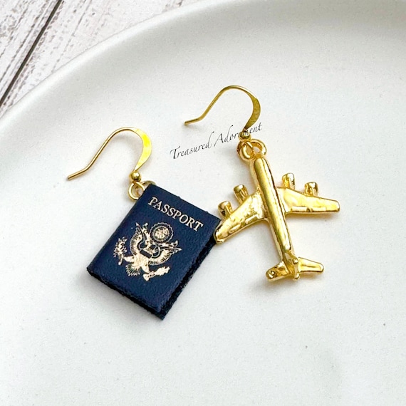 STAR JEWELRY 飛行機モチーフ ピアスK10ゴールド STAR JEWELRY 飛行機