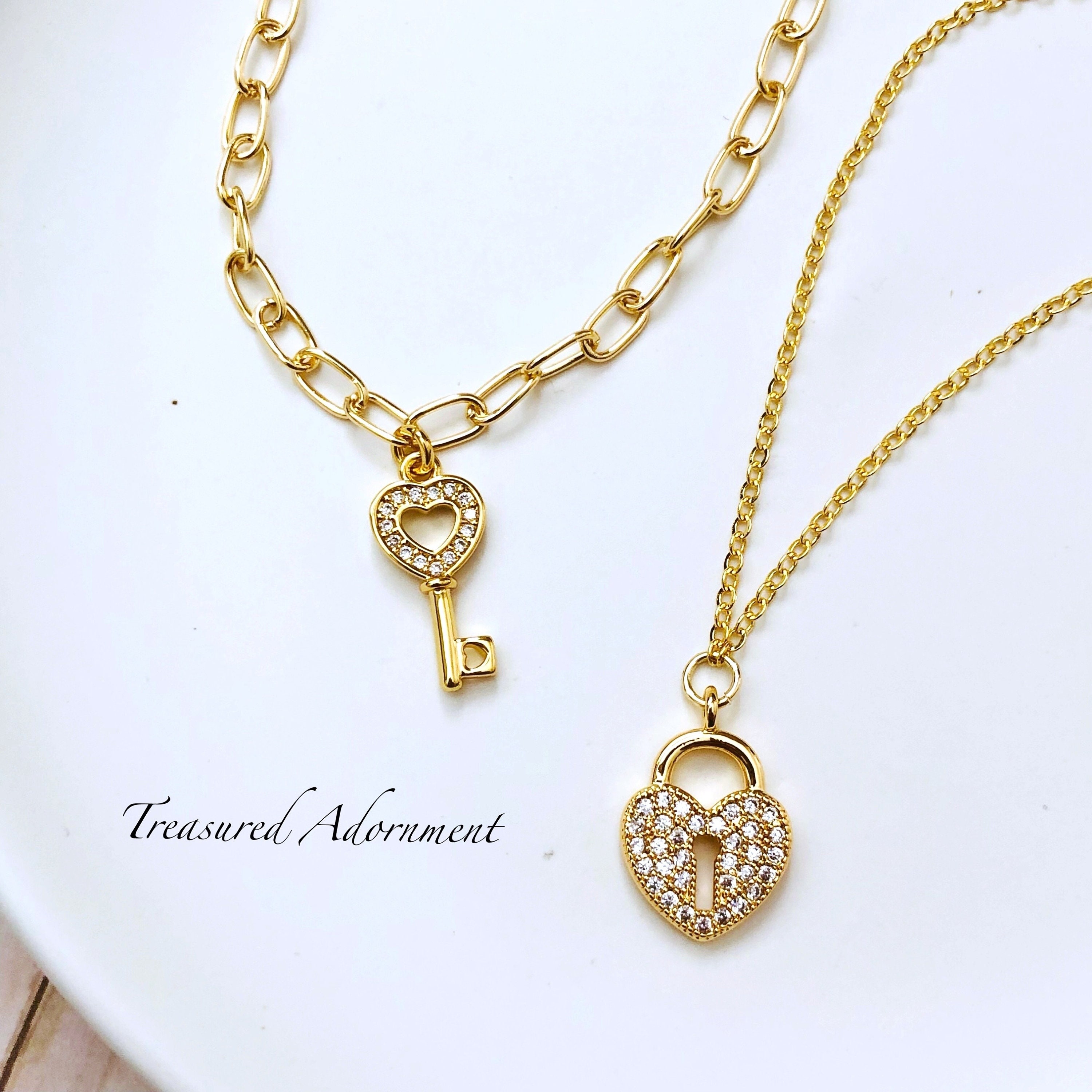 ネックレス・ペンダント Heart Padlock Necklace Heart Padlock Necklace – Stan&Frankie