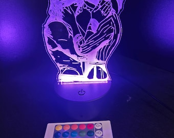 CaitVi Acrylic LED Lamp: League of Legends Arcane Desk Ornament