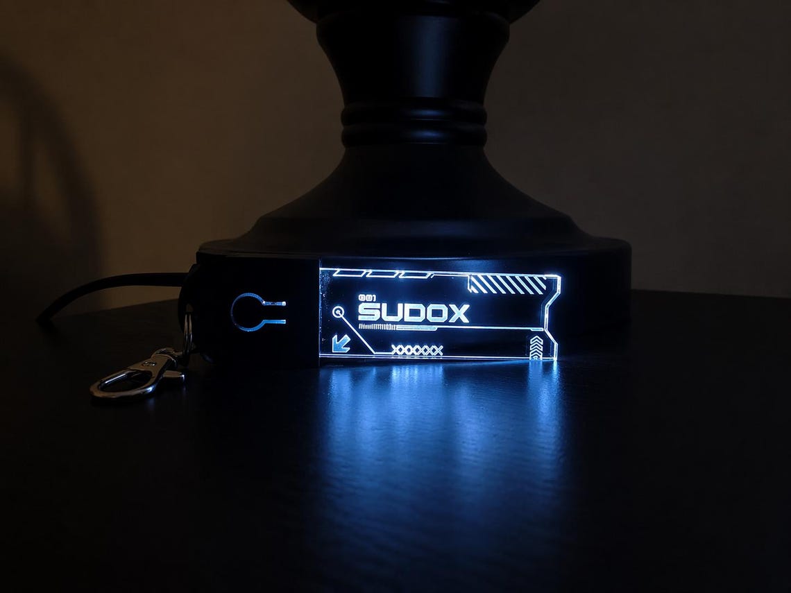 Custom Cyberpunk RGB LED Name Keychain #3 – Personalized Acrylic Edge ...