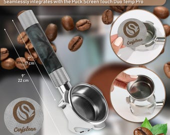54mm Bottomless Portafilter for Breville Machines | Stainless Steel Espresso Tool | Artisan Barista Gift