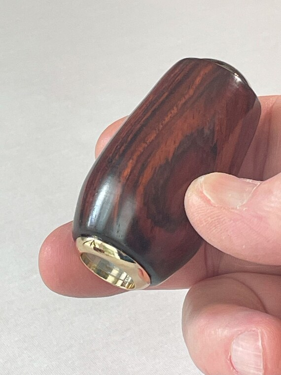 Sea Glass Jeweled Wooden Mini-Kaleidoscope, Exotic Cocobolo Wood, Great Gift Idea from ASH Woodshops, Handmade Gifts Magical Treasure