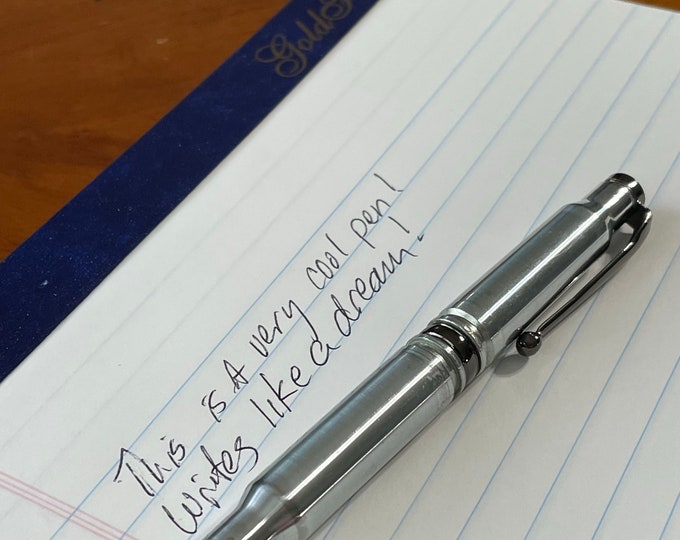 Handmade 30 Caliber Bullet Pen – Upcycled Military Nickel Casing