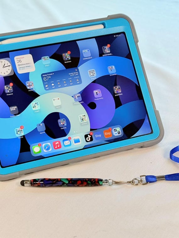 Smart phone stylus pen, touch pad iPad stylus, stylus Handmade acrylic touchscreen stylus, Smartphone Accessories, makes a Great Gift