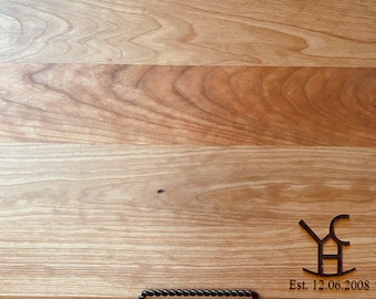 Personalized Handmade Cutting Board - Branding Iron Style - Handcrafted By ASHWoodshops