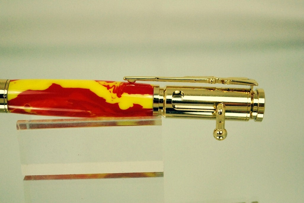 Handmade Bolt Action Bullet Pen, For the Hunter, Military, Gun