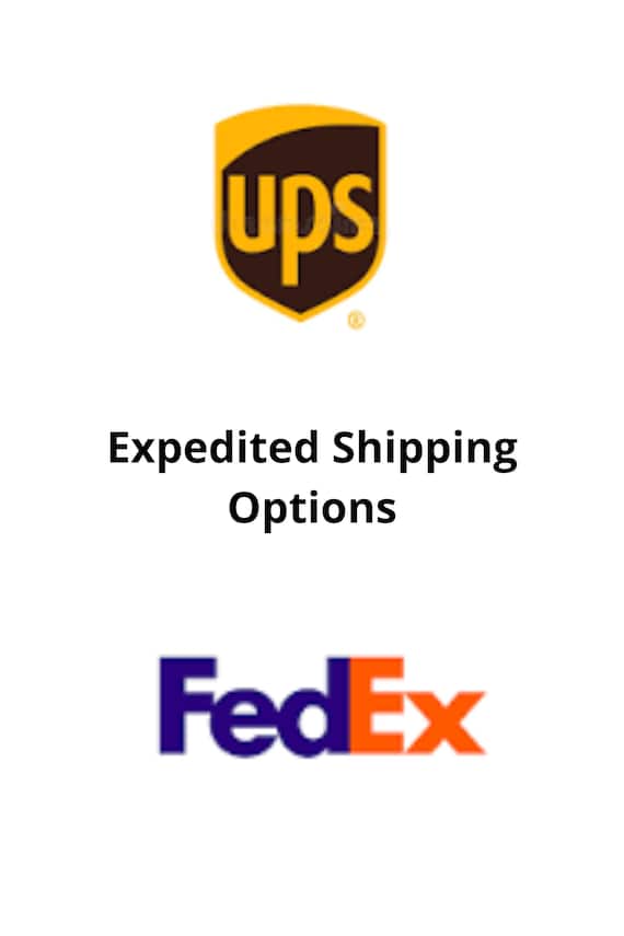 FedEx or UPS Shipping Upgrade for Expedited Shipping, USA Addresses ONLY