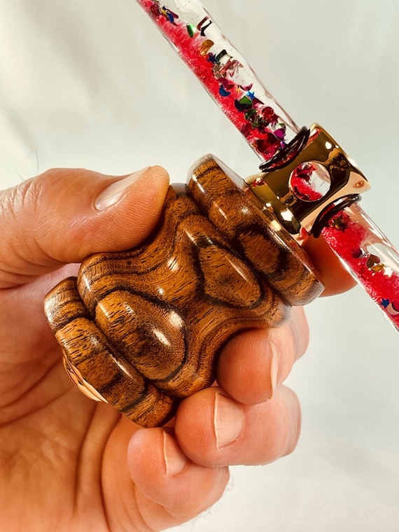 Handmade Wooden Kaleidoscope, Oil Chamber Wand, Rare Bocote Wood. Great Gift Idea from ASH Woodshops, Handmade Gifts Magical Treasure