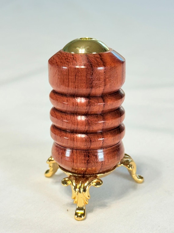 Unique Sea Glass Kaleidoscope – Handmade Bubinga Wood – Coastal Decor – Artisan Art Toy – Gift for Dad, Mom, or Collector