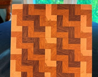 End Grain Cutting Board Butcher Block - Handmade By ASH Woodshops