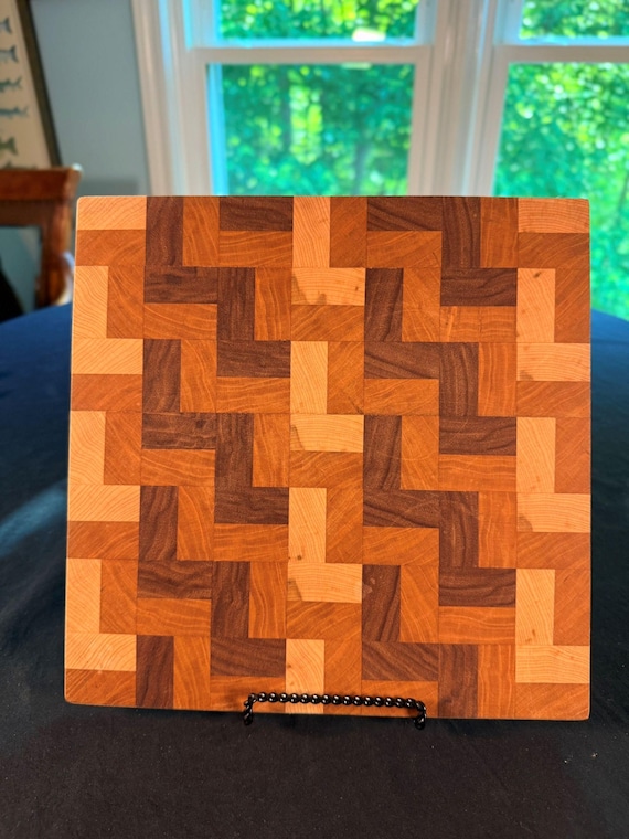 End Grain Cutting Board Butcher Block - Handmade By ASH Woodshops