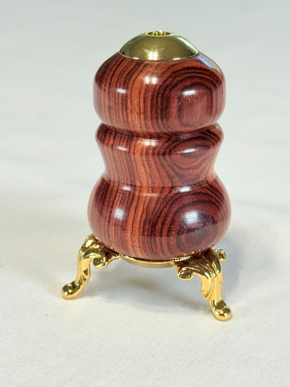 Unique Sea Glass Kaleidoscope – Handmade Cocobolo Wood – Coastal Decor – Artisan Art Toy – Gift for Dad, Mom, or Collector
