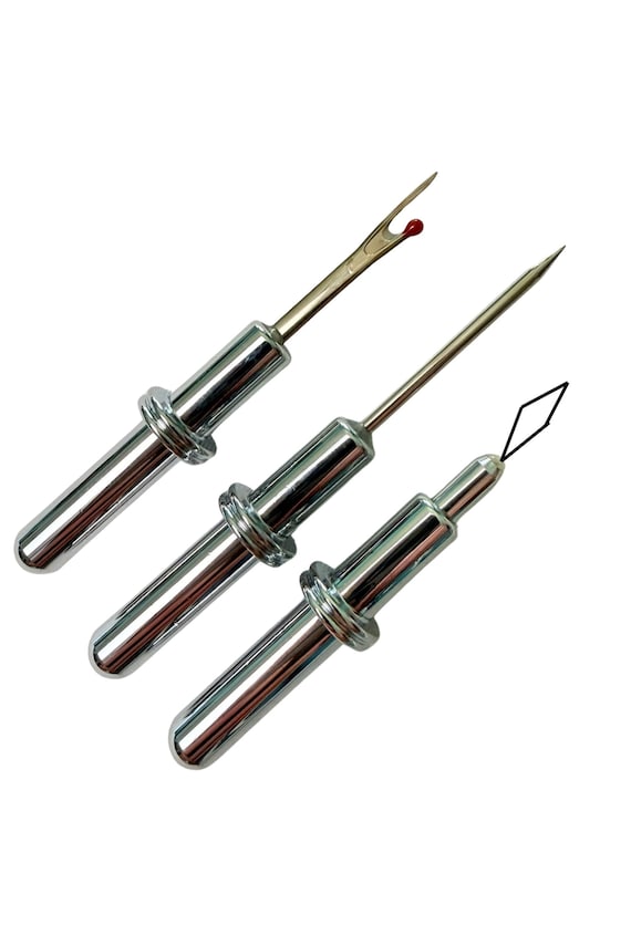 Seam Ripper, Stiletto, Needle Threader Replacement Parts: Chrome, Gold, Satin