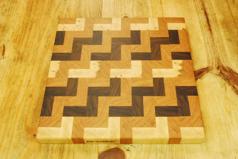 Cheese Board By ASH Woodshops Fruit Death Table Handcrafted Kitchen Board For the Home Chef End Grain Butcher Block Board