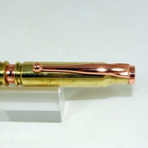 Real Bullet Ballpoint Pen, Handmade from 30 caliber brass bullet casings, By ASHWoodshops, for the Gun Enthusiast, Hunter, Rifles NRA image 4