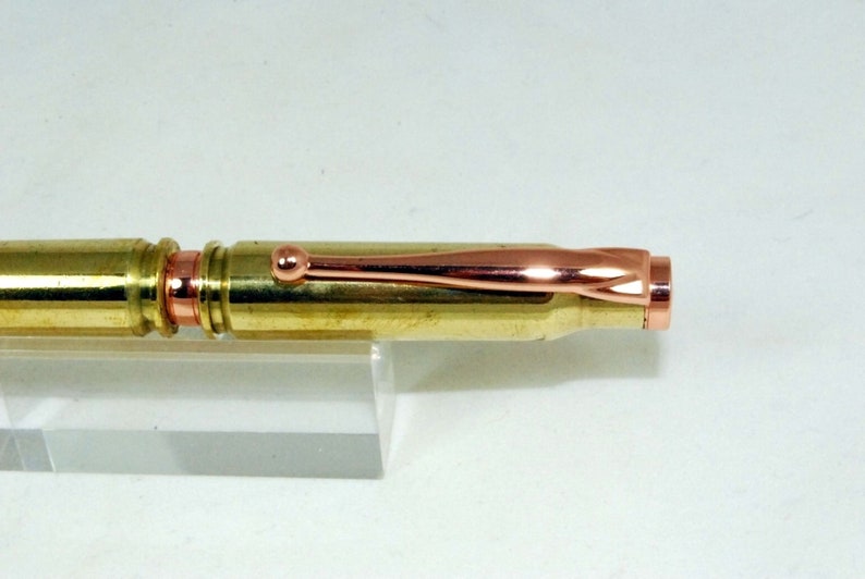 Real Bullet Ballpoint Pen, Handmade from 30 caliber brass bullet casings, By ASHWoodshops, for the Gun Enthusiast, Hunter, Rifles NRA image 4