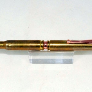 Real Bullet Ballpoint Pen, Handmade from 30 caliber brass bullet casings, By ASHWoodshops, for the Gun Enthusiast, Hunter, Rifles NRA image 8