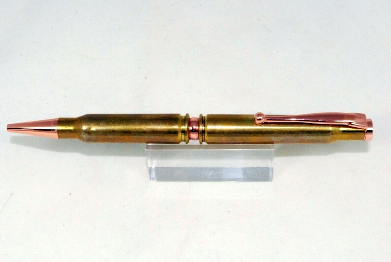 Real Bullet Ballpoint Pen, Handmade from 30 caliber brass bullet casings, By ASHWoodshops, for the Gun Enthusiast, Hunter, Rifles NRA image 8