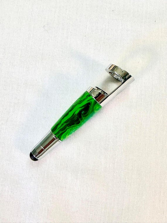 Smartphone Stand and Stylus Handmade Tech Gadget Assorted Acrylic with Chrome