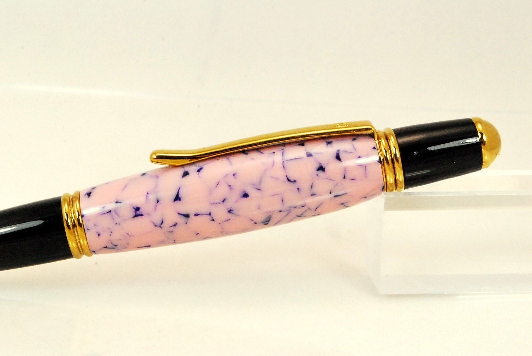 American Southwest Acrylic Resin and Exotic Layered Wood Twist Pen