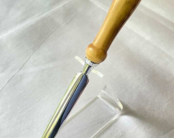 Handmade Letter Opener - Chrome Trim - Handcrafted By ASHWoodshops