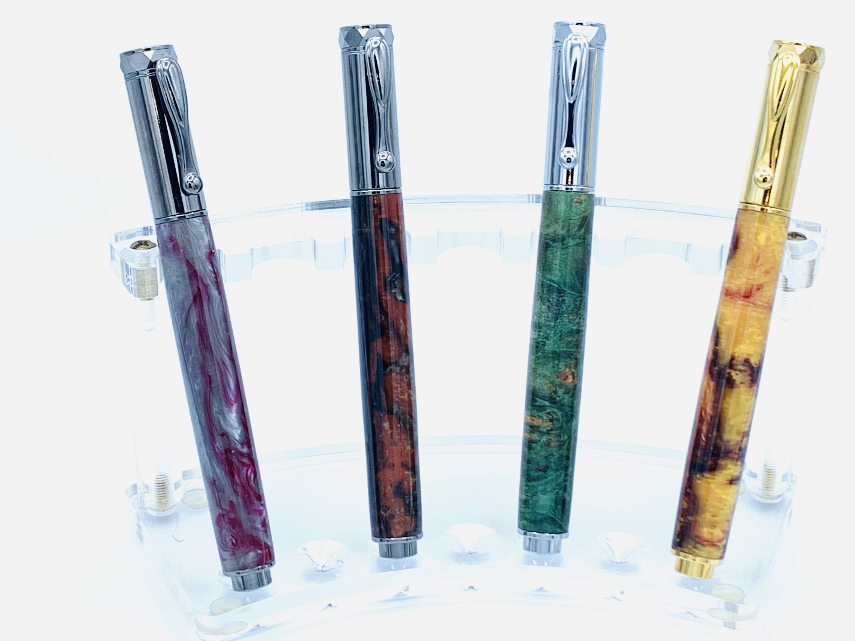 Handmade Rollerball Pen Cap Handmade Pen Stunning Etsy UK