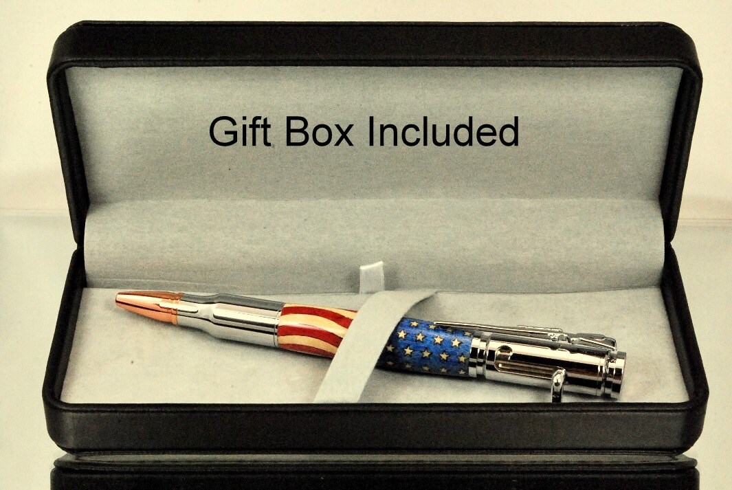 American Patriot Gift Pen, Hunter, Gun Enthusiast, Right To Bear Arms, Patriotic Bolt Action ...