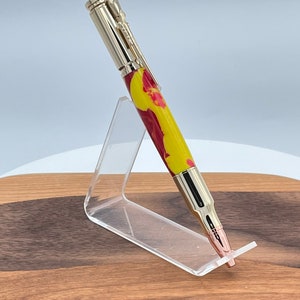 Taktischer Bolt Action Bullet Pen - in den USA hergestellt, 30 Calibre Replica - handgefertigt von ASH Woodshops - Geschenk für Jäger & Tierärzte