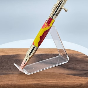 Bolt Action Bullet Pen - USA Made 30 Caliber Replica - Handcrafted By ASH Woodshops - Gift for Hunters, Vets, Target Shooting Enthusiasts